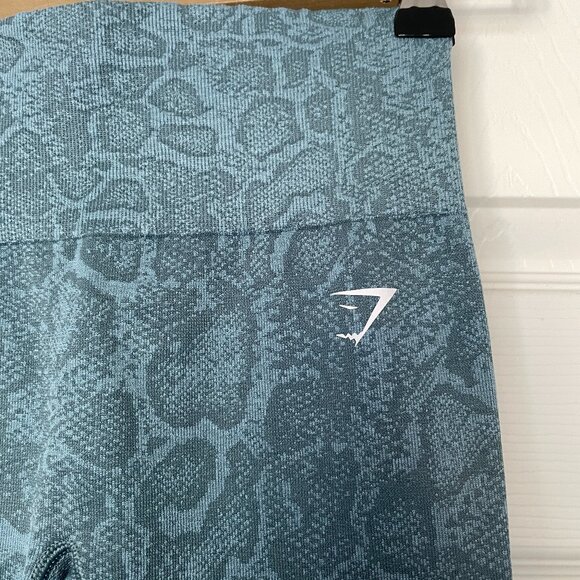 Adapt Animal Seamless Leggings - Iceberg Blue/Thunder Blue XS - Picture 12 of 13